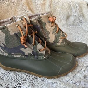 Sperry Camo Boots